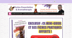 Desktop Screenshot of huiles-essentielles-aromatherapie.eu