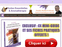 Tablet Screenshot of huiles-essentielles-aromatherapie.eu